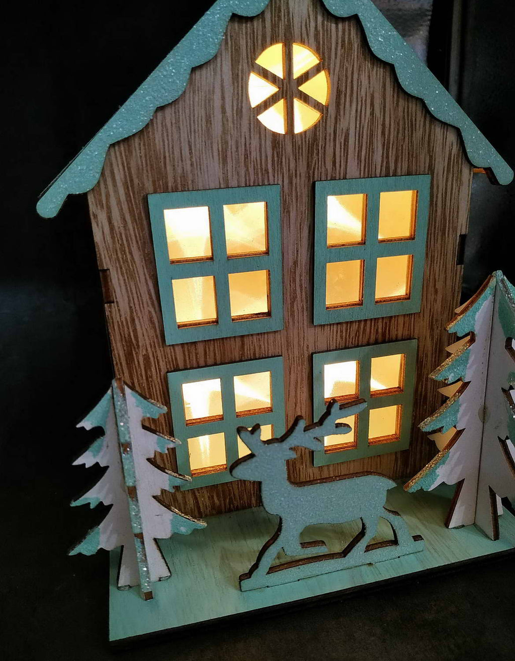 Ξύλινο Διακοσμητικό Xmas Home
