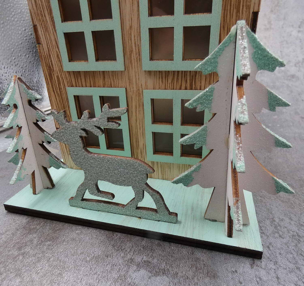Ξύλινο Διακοσμητικό Xmas Home