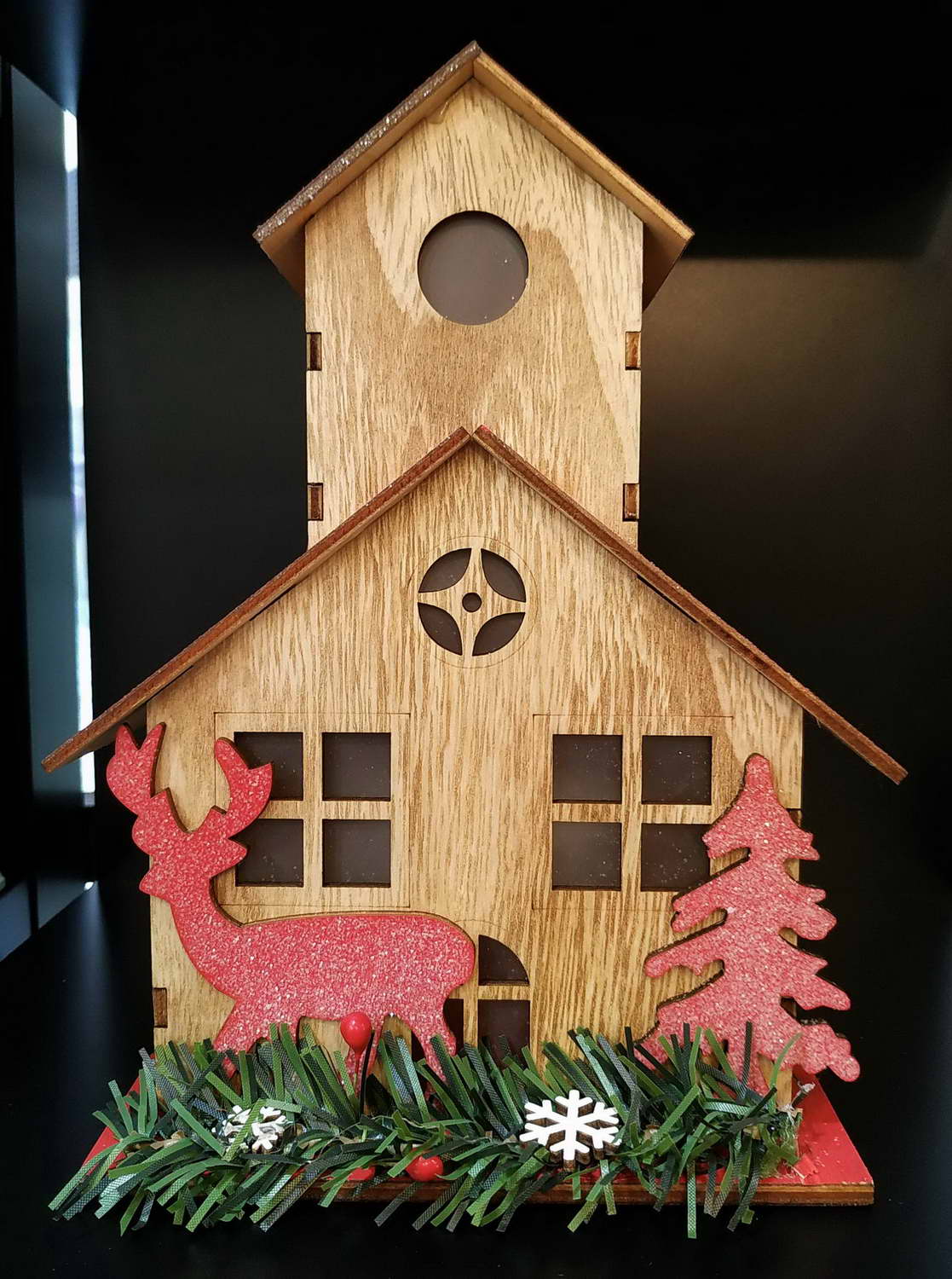 Ξύλινο Διακοσμητικό Xmas Home