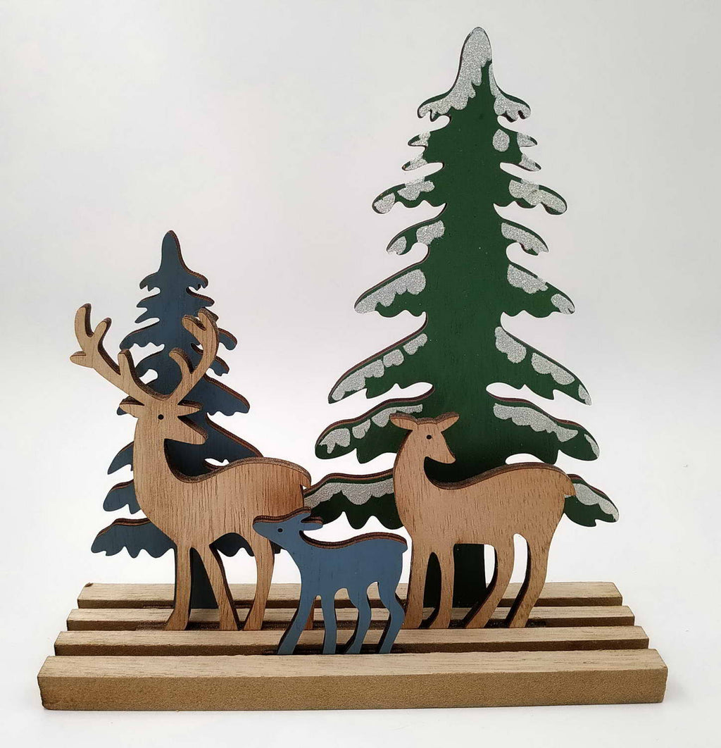 Ξύλινο Διακοσμητικό Xmas Forest