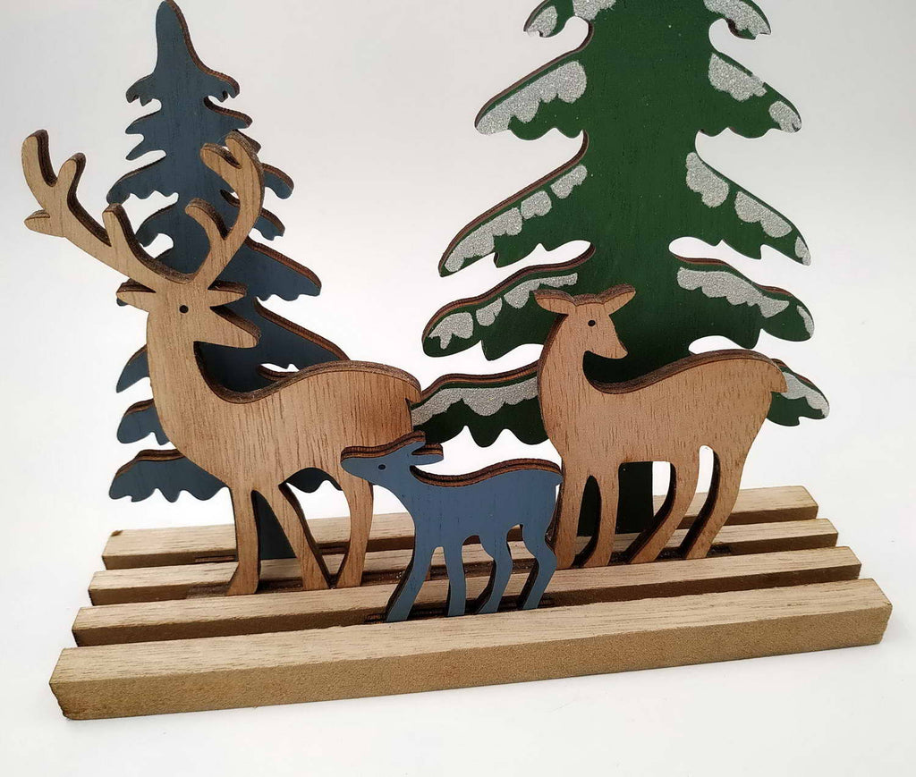 Ξύλινο Διακοσμητικό Xmas Forest