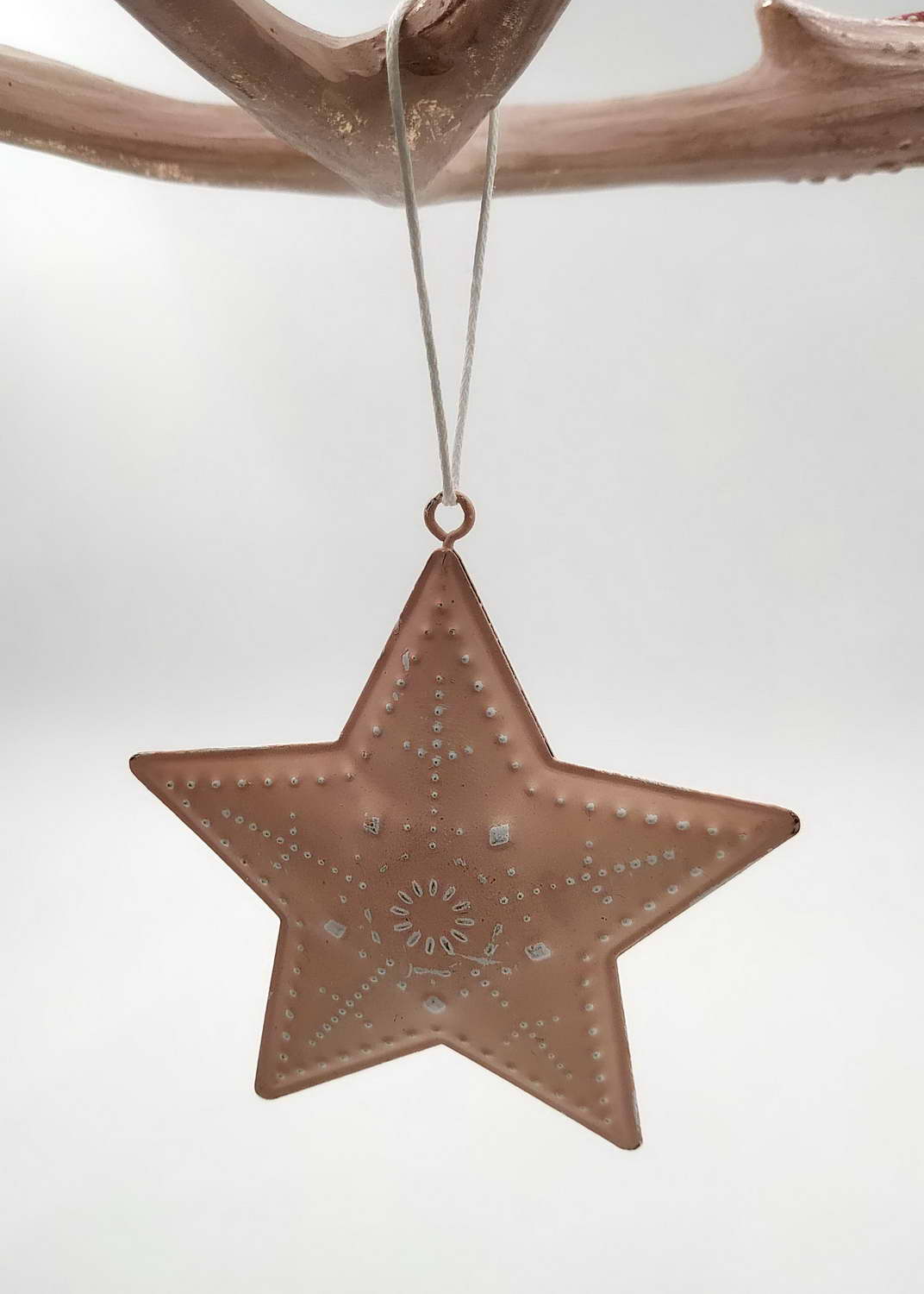 Στολίδι Tin Christmas Star