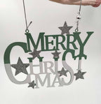 Μεταλλικό Στολίδι Merry Christmas