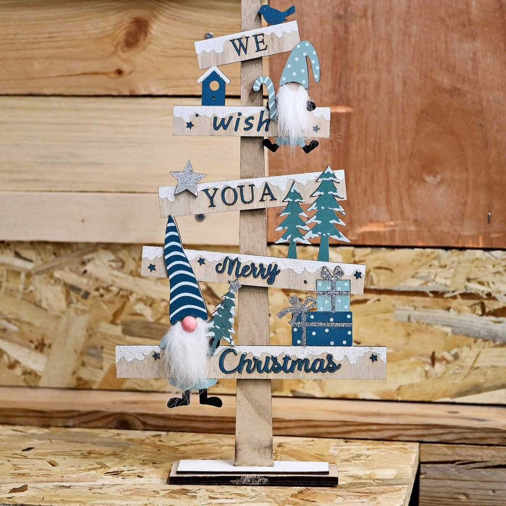 Ξύλινο δεντράκι Merry Christmas