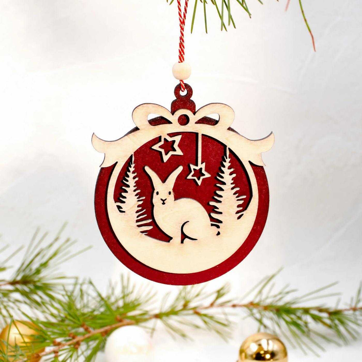 Χριστουγεννιάτικο Στολίδι Rabbit Bauble