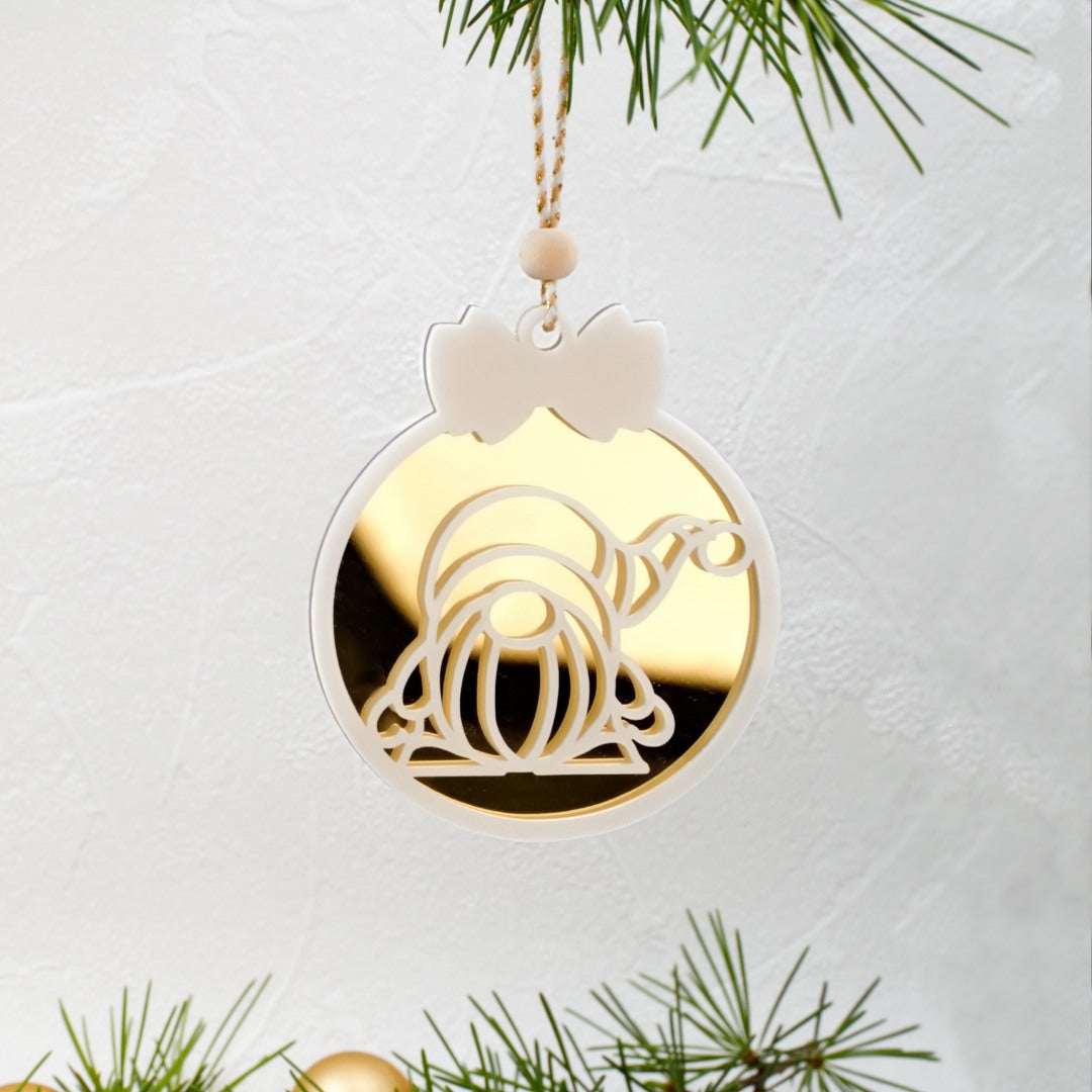 Στολίδι Golden Gnome Bauble