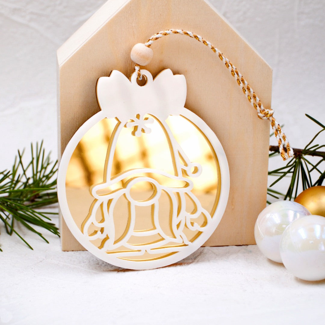 Στολίδι Golden Gnome Bauble