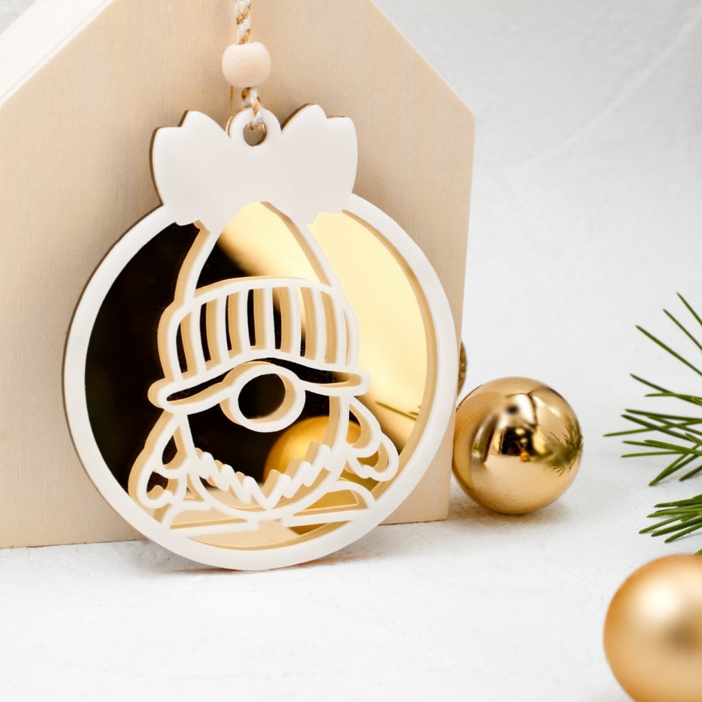 Στολίδι Golden Gnome Bauble