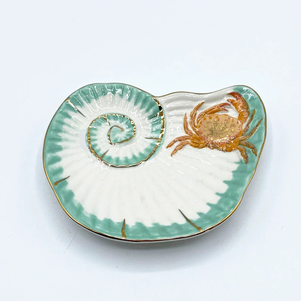 Πιατάκι Coral Seashell & Crab