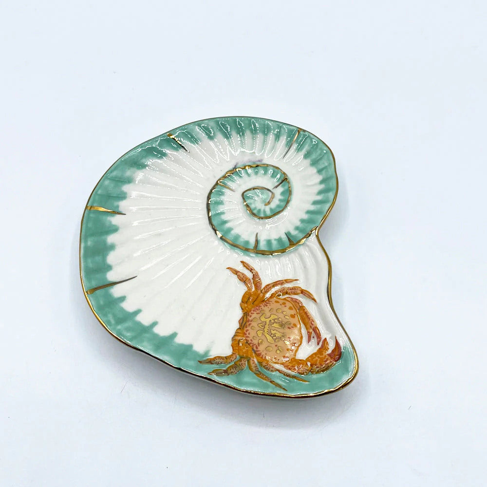 Πιατάκι Coral Seashell & Crab