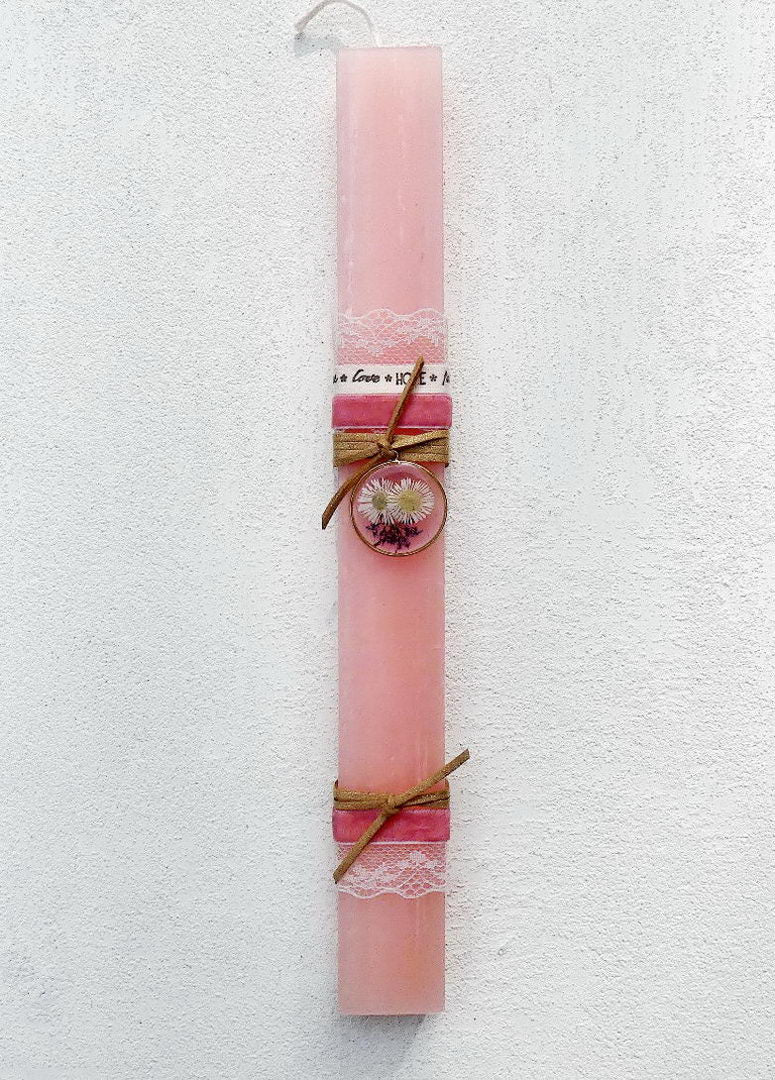Γυναικεία λαμπάδα Dried Flower