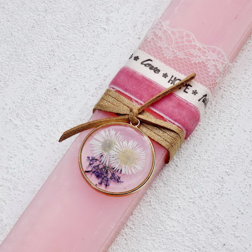 Γυναικεία λαμπάδα Dried Flower
