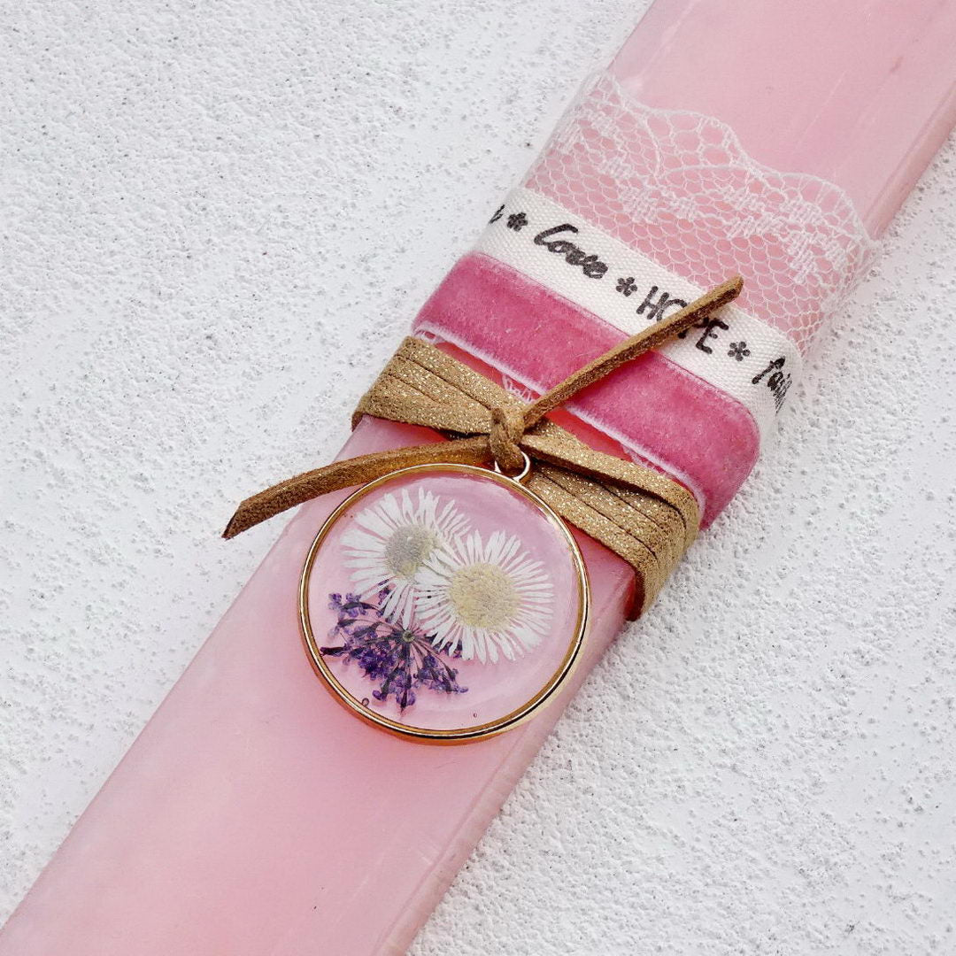 Γυναικεία λαμπάδα Dried Flower