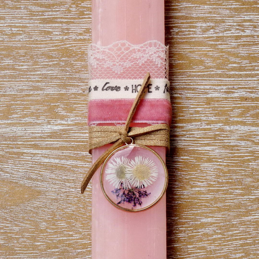 Γυναικεία λαμπάδα Dried Flower