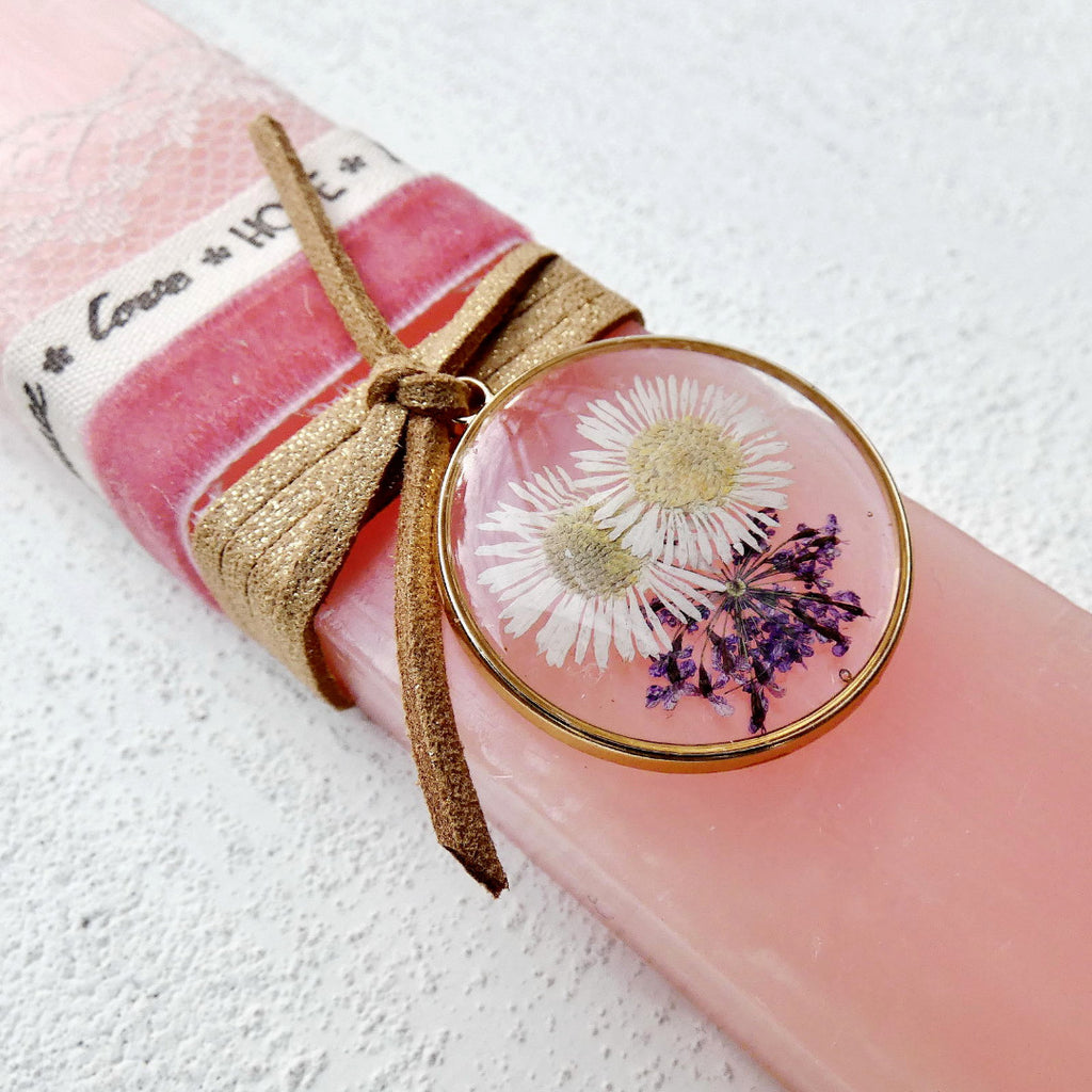 Γυναικεία λαμπάδα Dried Flower