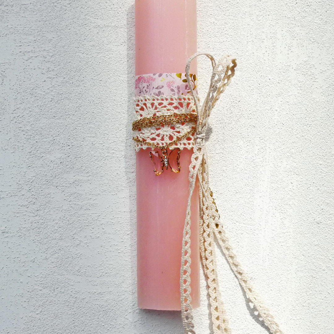 Λαμπάδα με κολιέ Sweet Spring
