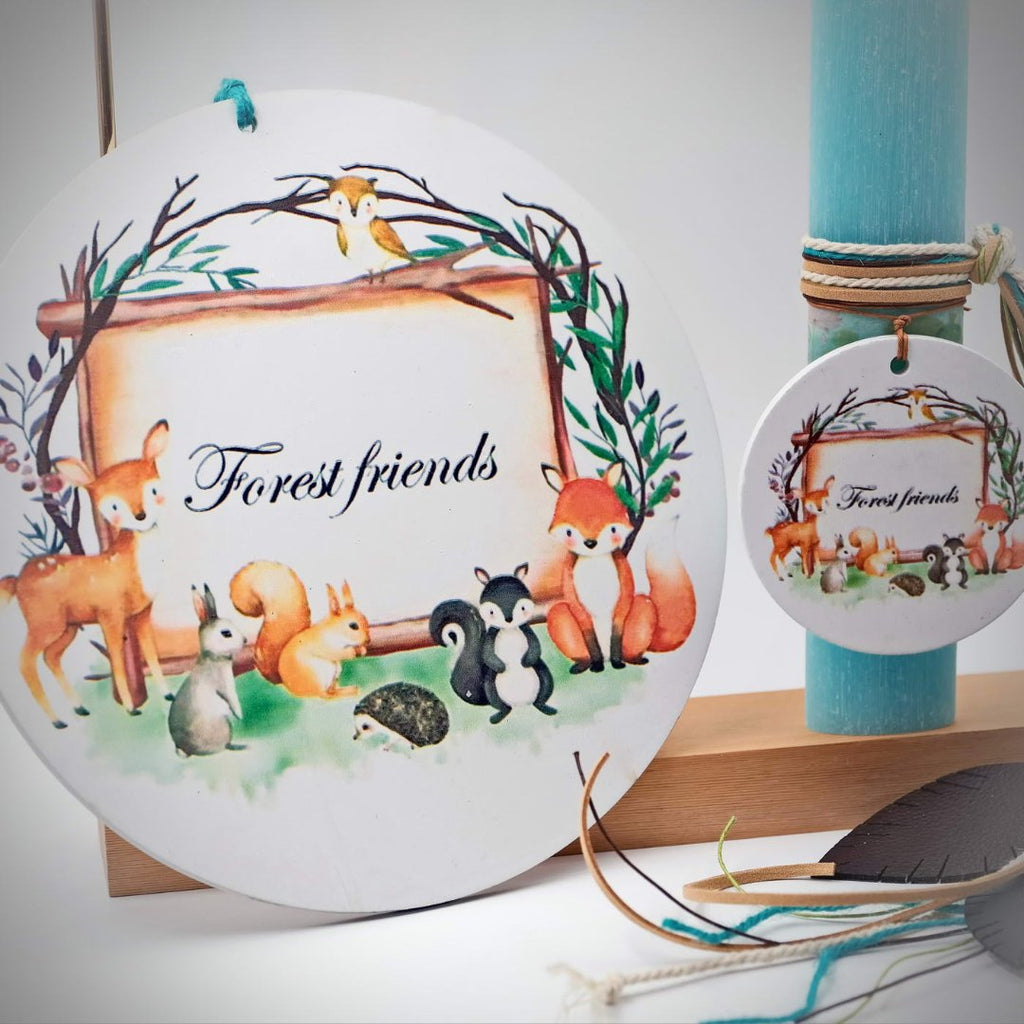 Σετ λαμπάδα Forest Friends