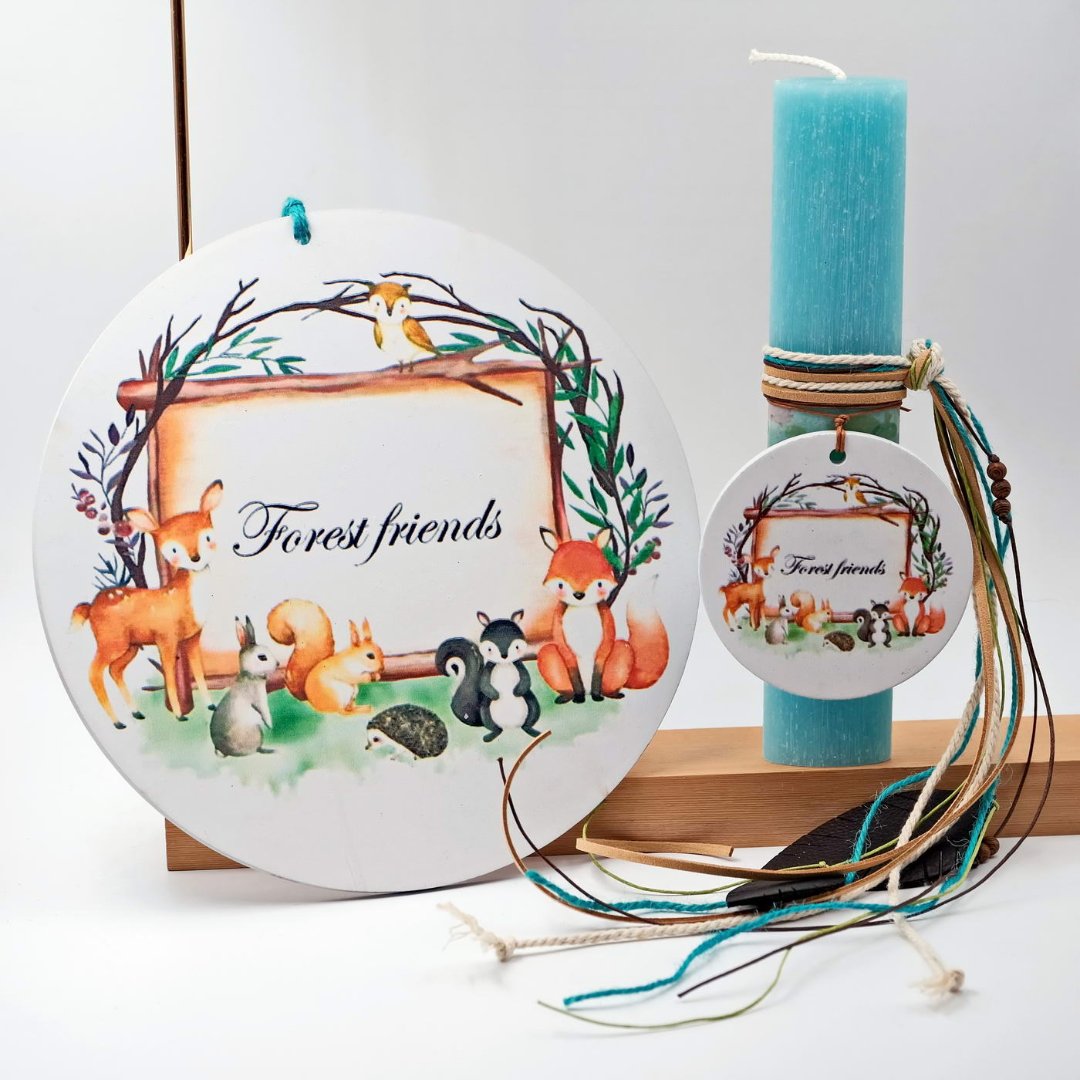 Σετ λαμπάδα Forest Friends