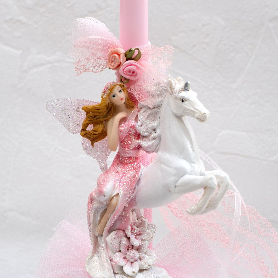 Κοριστίστικη Λαμπάδα Fairy & the Unicorn
