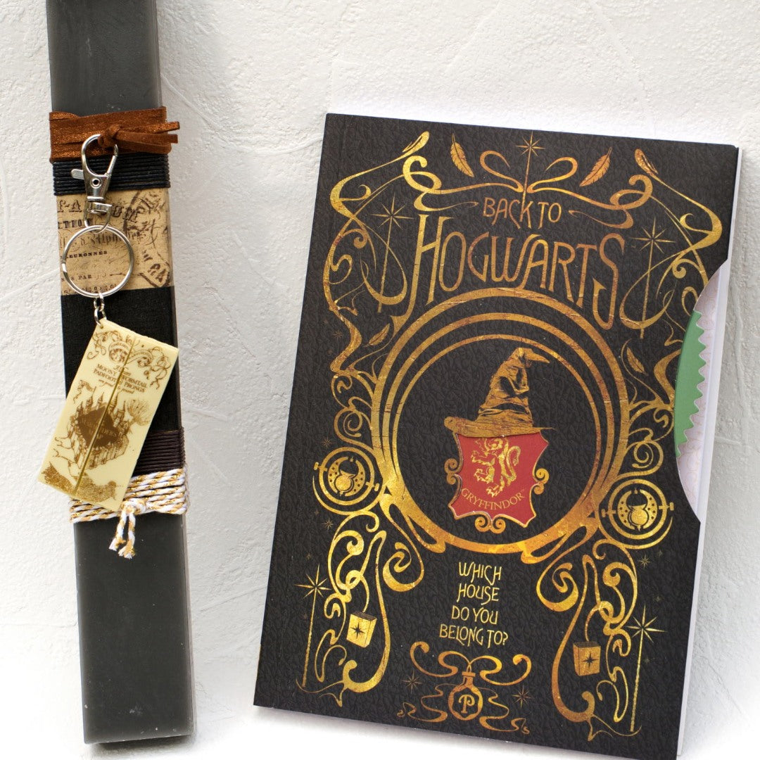 Λαμπάδα με Σημειωματάριο Harry Potter για Κορίτσια