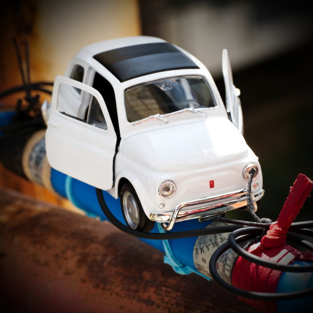 Λαμπάδα με Aυτοκίνητο Fiat 500 για Αγόρια