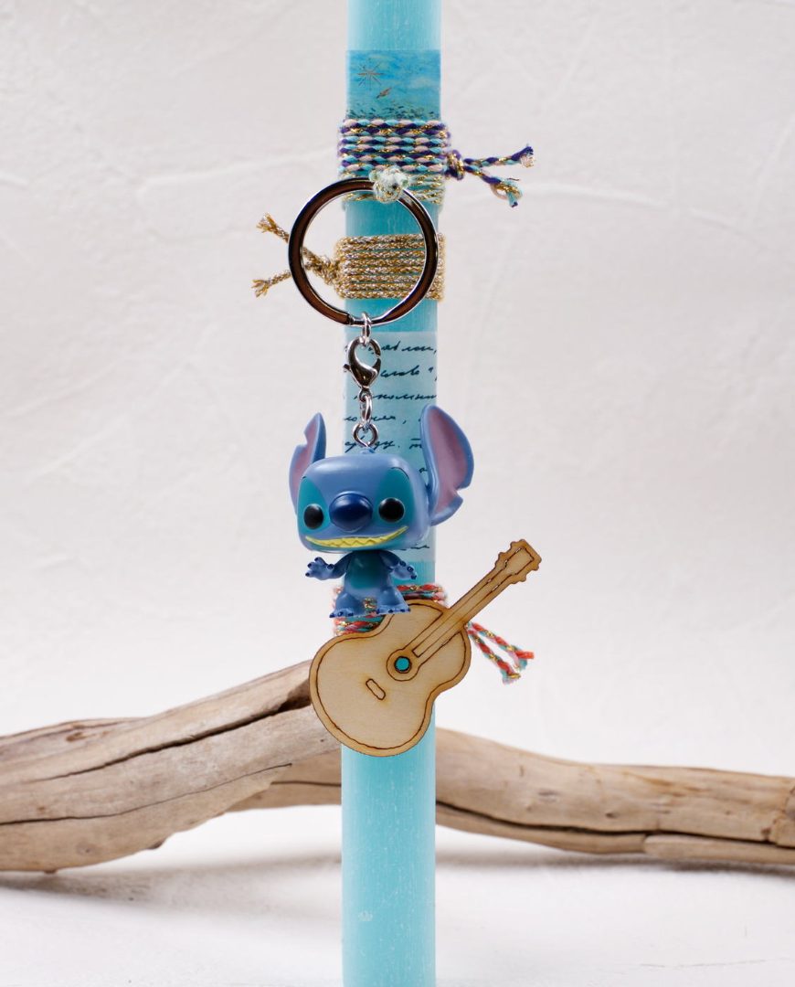 Λαμπάδα με Μπρελόκ Stitch