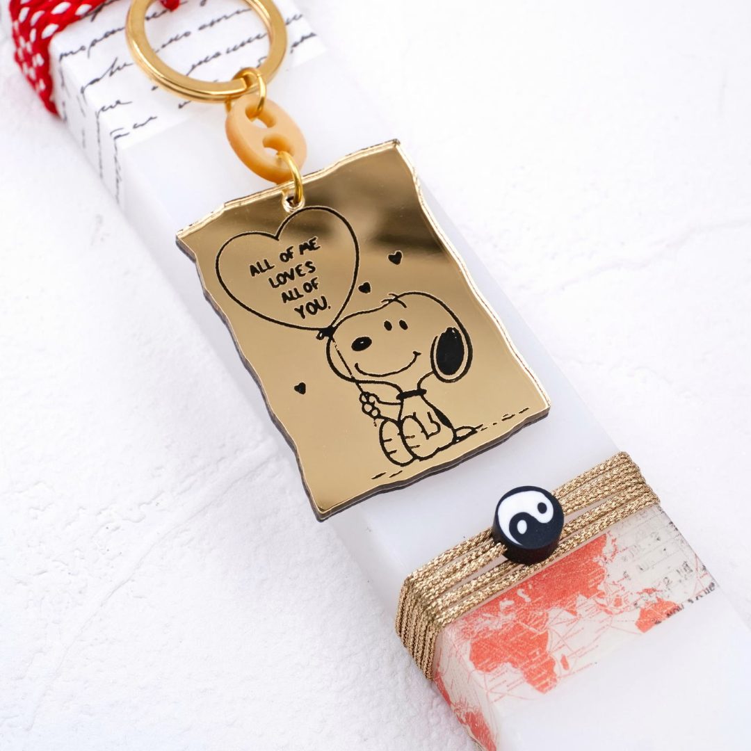 Γυναικεία Λαμπάδα με Μπρελόκ Snoopy