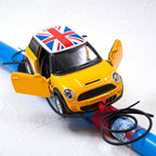 Λαμπάδα με Αυτοκίνητο Mini Cooper Κίτρινο