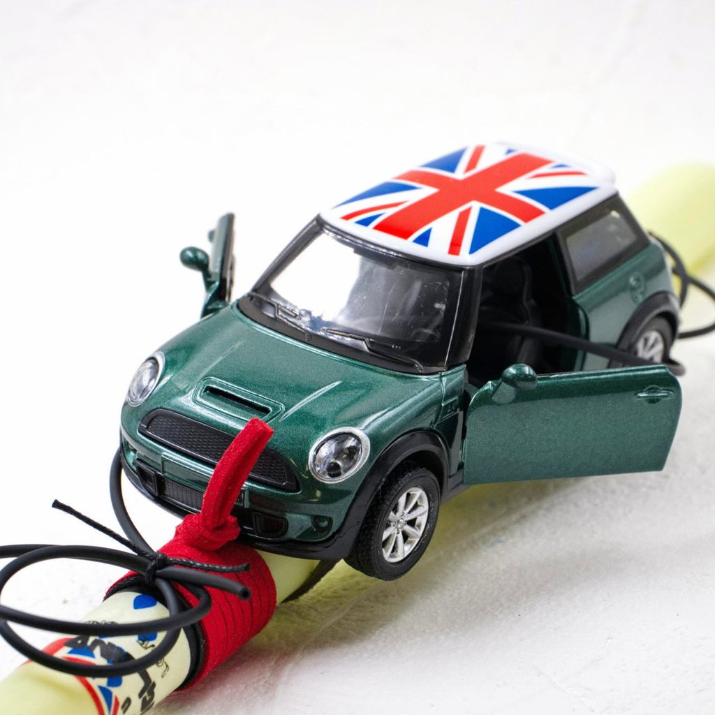 Λαμπάδα με Αυτοκίνητο Mini Cooper Πράσινο