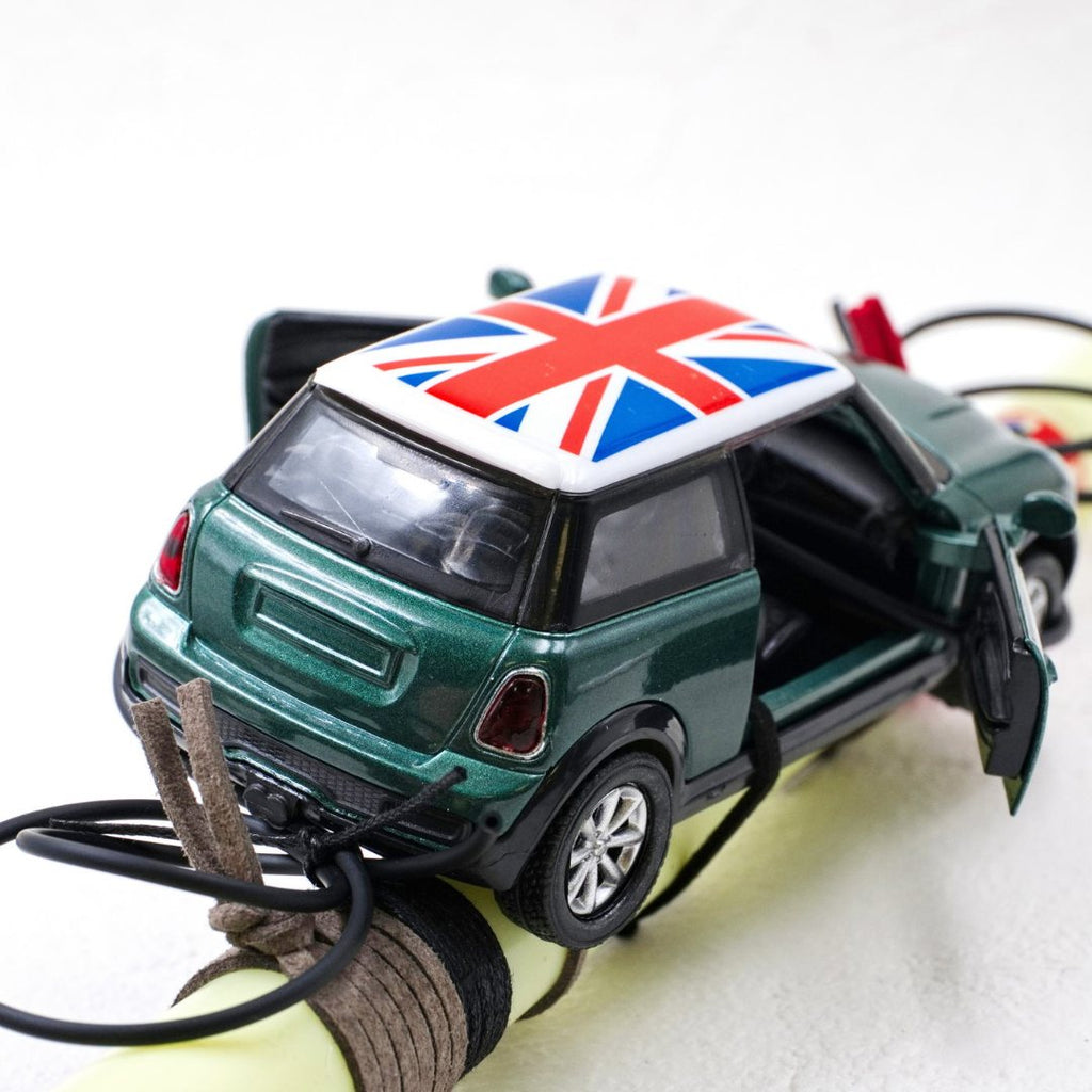 Λαμπάδα με Αυτοκίνητο Mini Cooper Πράσινο