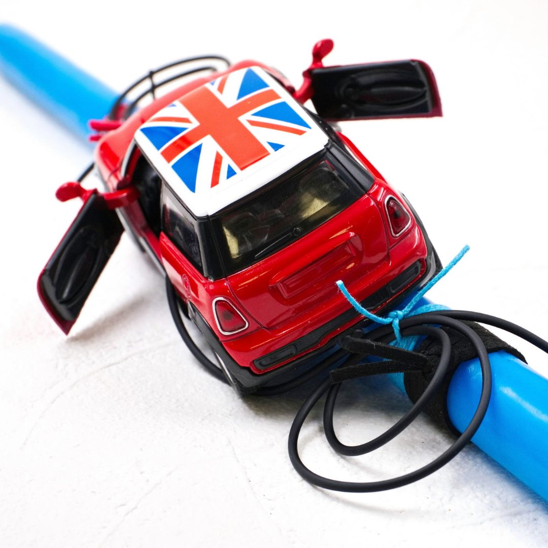 Λαμπάδα με Αυτοκίνητο Mini Cooper Κόκκινο