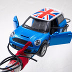 Λαμπάδα με Αυτοκίνητο Mini Cooper Μπλε
