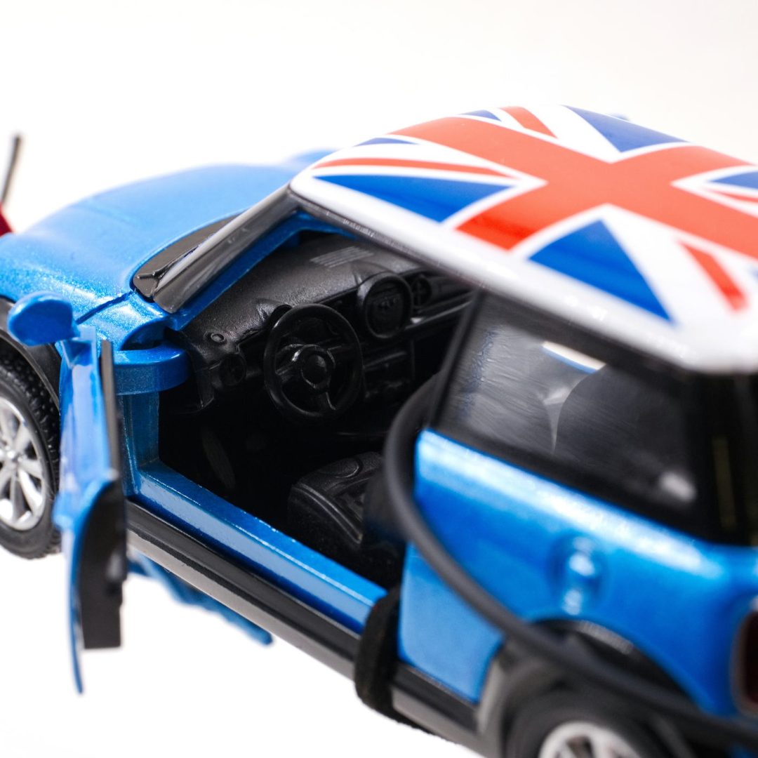 Λαμπάδα με Αυτοκίνητο Mini Cooper Μπλε