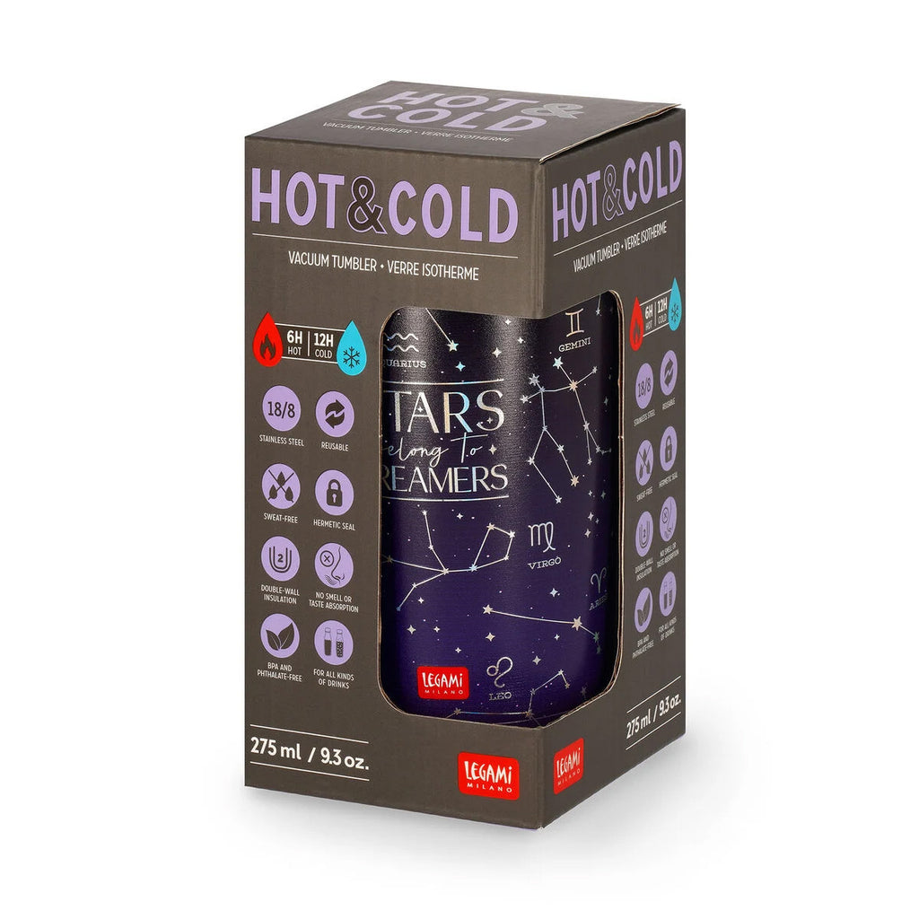 Ποτήρι Legami 275 ml - Stars- Hot & Cold