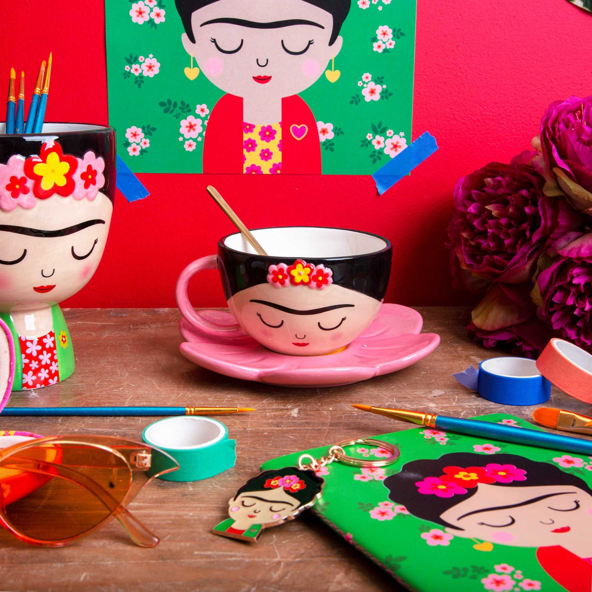 Κούπα Frida and Flower Saucer Set