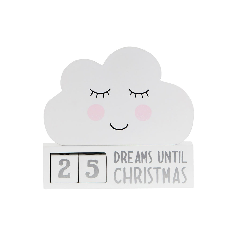 Ημερολόγιο Sweet Dreams Cloud Christmas Countdown Block