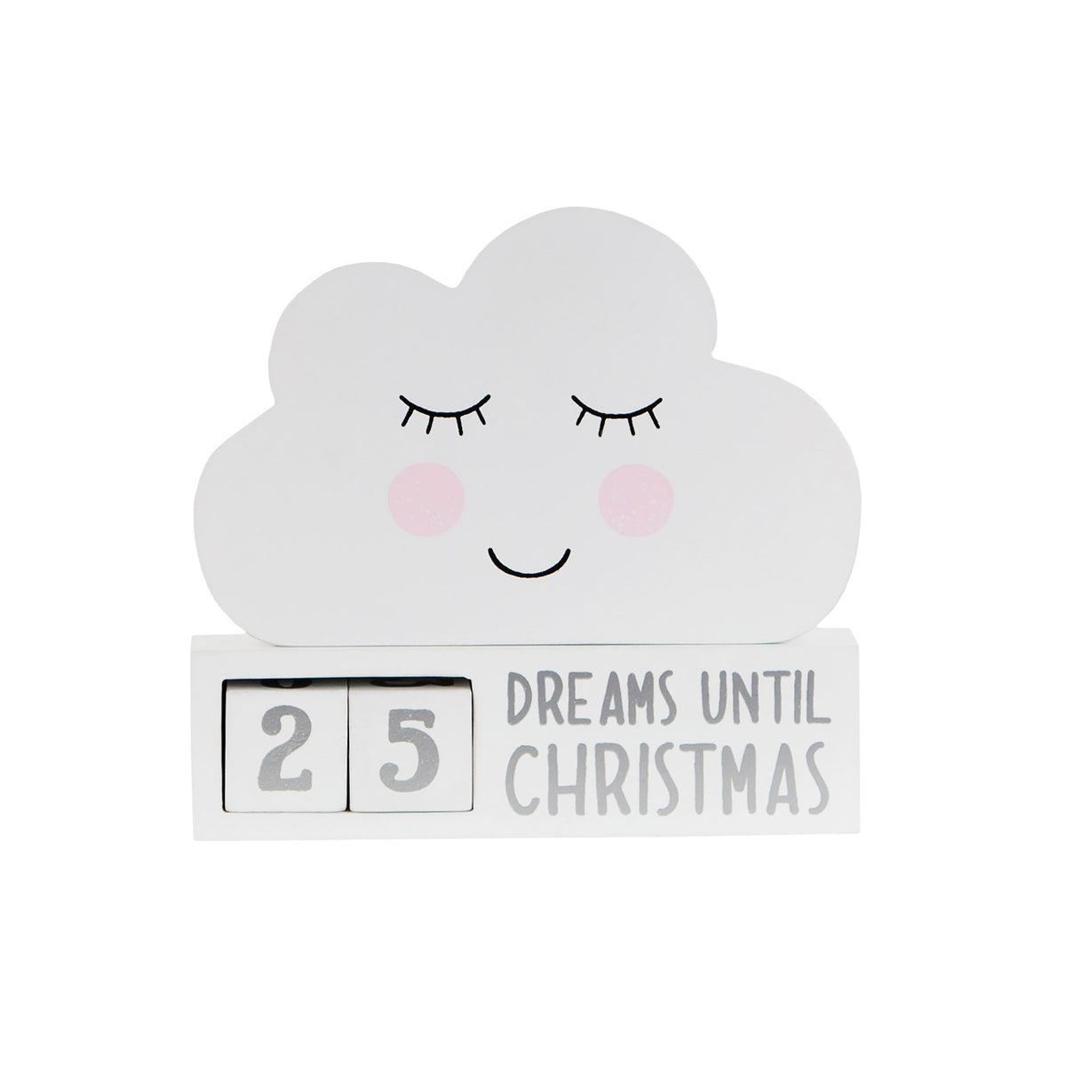 Ημερολόγιο Sweet Dreams Cloud Christmas Countdown Block