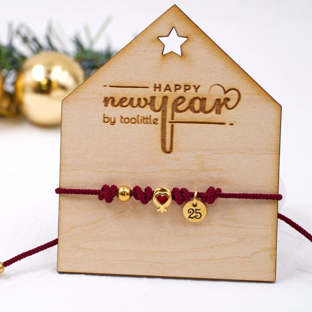 Βραχιόλι Γούρι 2025 Happy New Year