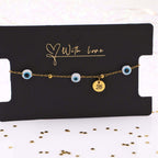 Stainless Steel Jewelry: Βραχιόλι - Γούρι Evil Eyes 2026