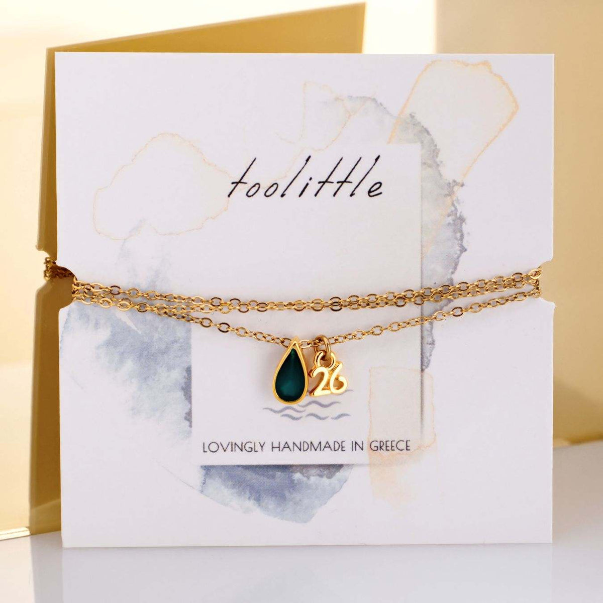 Κολιέ Γούρι 2026 Enamel Drop